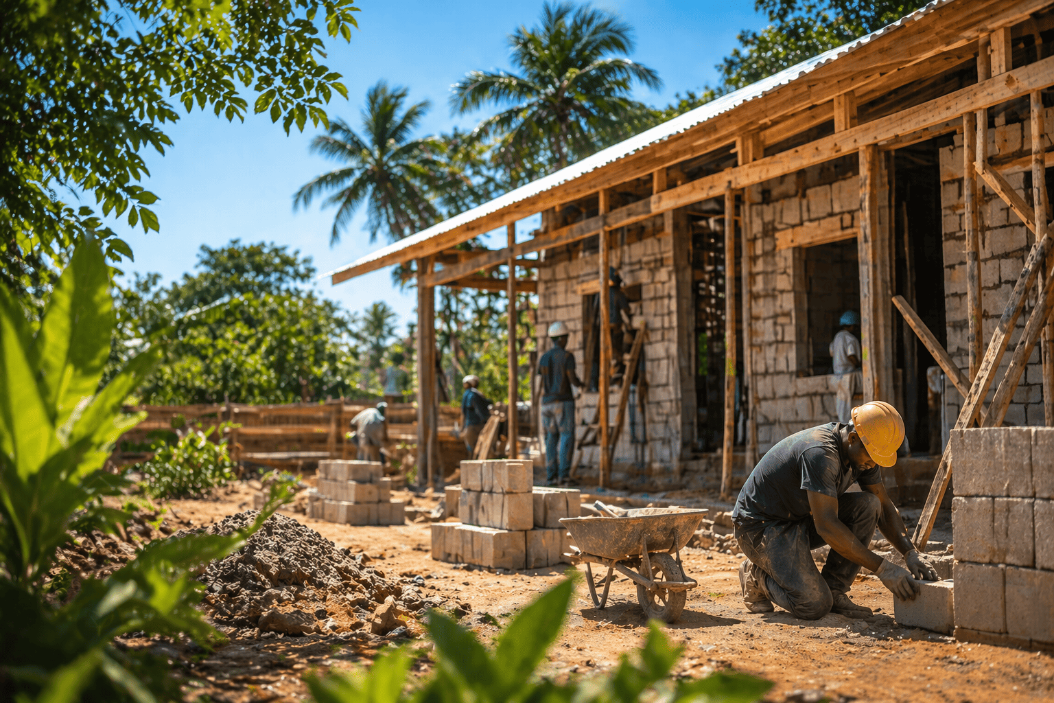 Rénovation des dortoirs et des infrastructures de l'orphelinat